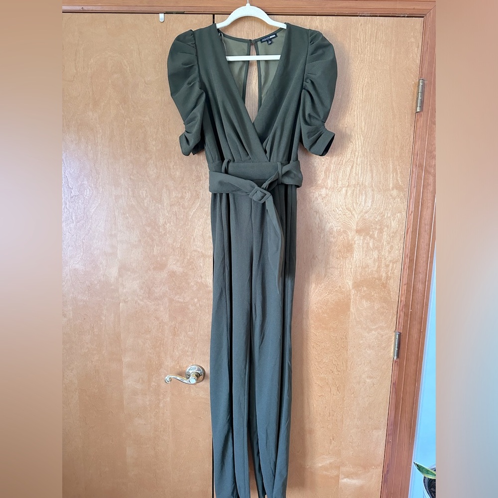 Jumpsuit green - one piece